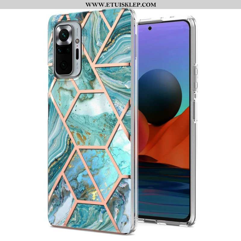 Etui do Xiaomi Redmi Note 10 Pro Marmur O Intensywnej Geometrii